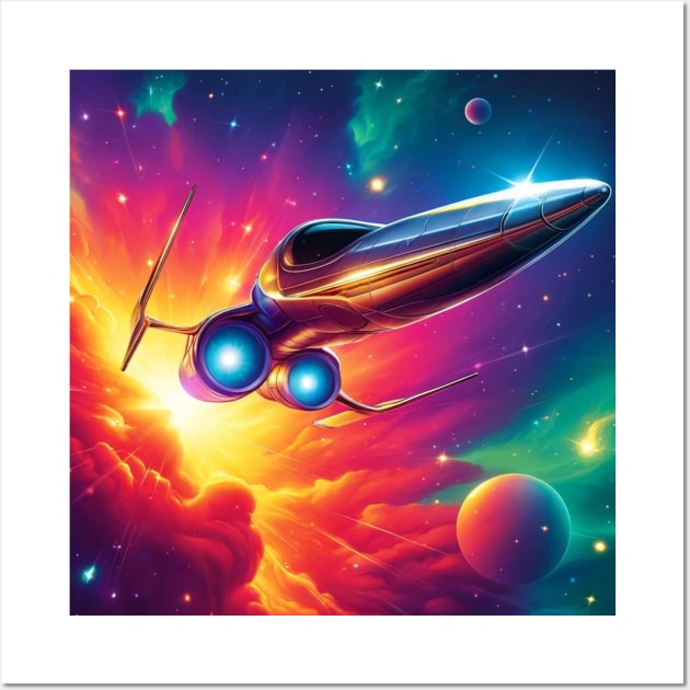 Human spaceflight extraordinary journey beyond Earth Wall Art by TaansCreation 